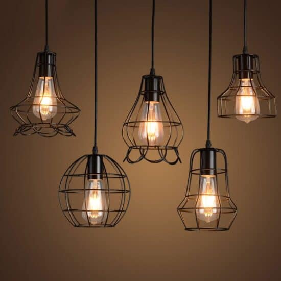 Klemon-Wire-Cage-Pendant-Lights