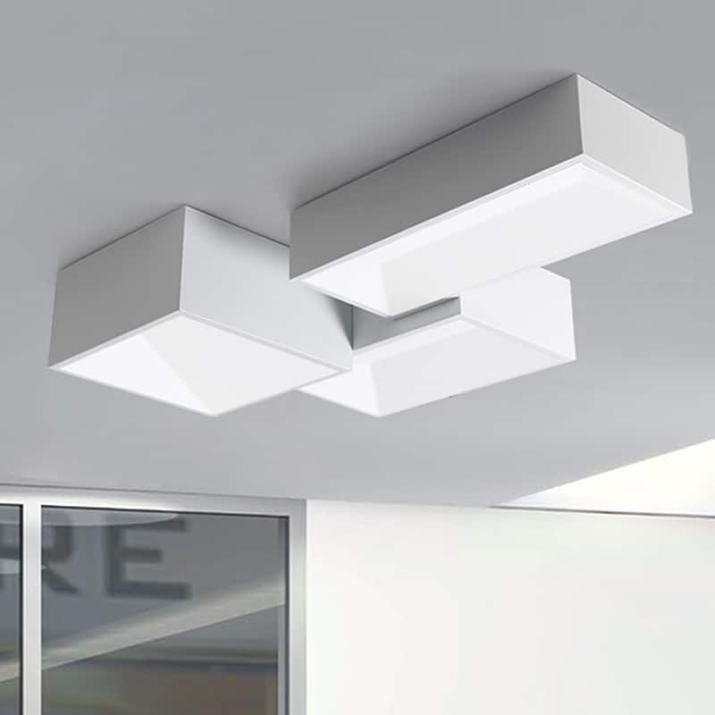 Kajsa Personalized Rectangle Box Ceiling Lamp
