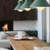 Inverted Bowl-Like Suspension Lamp - Cone