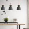 Inverted Bowl-Like Suspension Lamp - Office 2