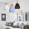 Jewel-Encrusted Suspension Light in Living Room 2