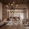 Multi-Heads Satellite-Like Pendant Lamp - Sitting Room