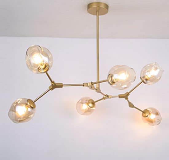 Roluudo-Molecular-Lamp-6-bulb-model-gold