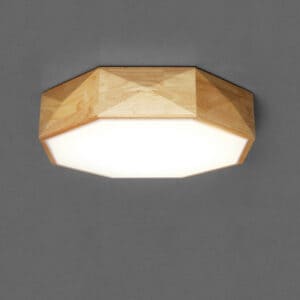 Havano Wooden Geometry Octagon Ceiling Lamp