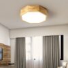 Havano Wooden Geometry Octagon Ceiling Lamp bedroom lamp