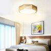 Havano Wooden Geometry Octagon Ceiling Lamp bedroom lamp 3