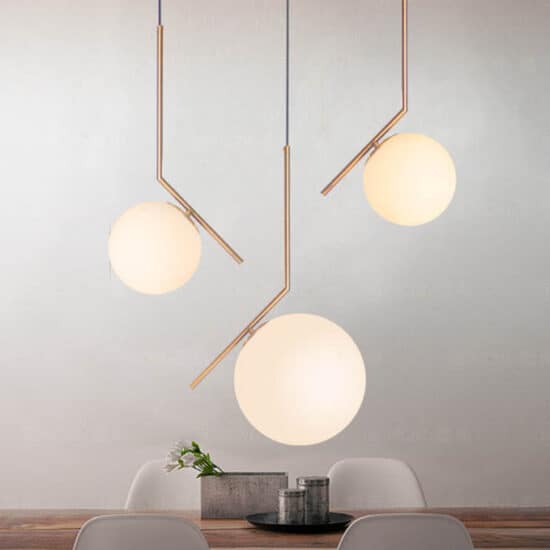 Incana Gold Pick Ball Pendant Lamp