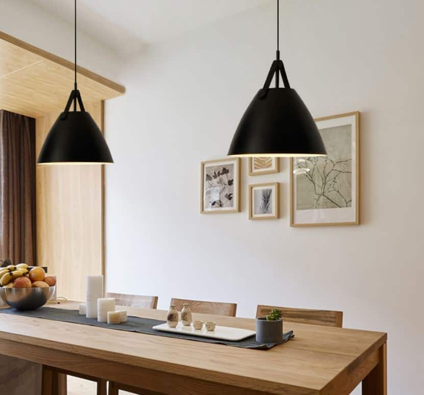 Labeeno Leather Strap Pendant Lamp