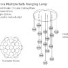 Aurora-Multiple-Balls-Hanging-Lamp-16-ball-model-Circular-ceiling-plate