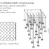 Aurora-Multiple-Balls-Hanging-Lamp-36-ball-model-squarish-ceiling-plate