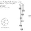 Aurora-Multiple-Balls-Hanging-Lamp-7-ball-model-Circular-ceiling-plate