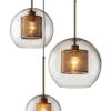 Clear Glass Pendant Light - Round2