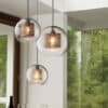 Clear Glass Pendant Light - Round4
