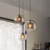 Clear Glass Pendant Light - Round7