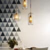 Clear Glass Pendant Light - mix