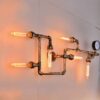 Gostavo Industrial Pipe Wall Lamp antique