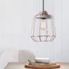 Iron Art Cement:Wooden Pendant Lamp - Lifestyle