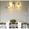 Iron Art Cement:Wooden Pendant Lamp - Lifestyle 2