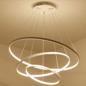 Laluno Ring Lamp - triple ring white