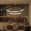 Laluno Ring Lamp - twin ring black