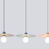 Saumori Flat Disk Pendant Lamp - colors