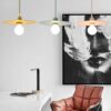 Saumori Flat Disk Pendant Lamp - study room lamps