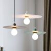 Saumori Flat Disk Pendant Lamp - tri