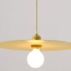 Saumori Flat Disk Pendant Lamp - yellow