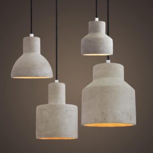 Vintage Cement Pendant Lamp - All 2