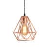 Vintage Pyramid Pendant Lamp - Front2