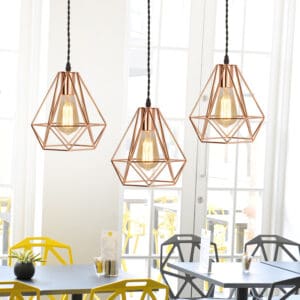 Vintage Pyramid Pendant Lamp - Lifestyle2