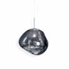 Melted Lava Pendant Lamp- Silver