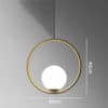 Romantic Glass Ball Pendant Light- Circle Extra Big C