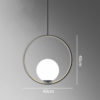 Romantic Glass Ball Pendant Light- Circle Extra Big S