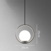 Romantic Glass Ball Pendant Light- Circle Small S