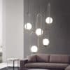 Romantic Glass Ball Pendant Light- Lifestyle1