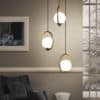 Romantic Glass Ball Pendant Light- Lifestyle10