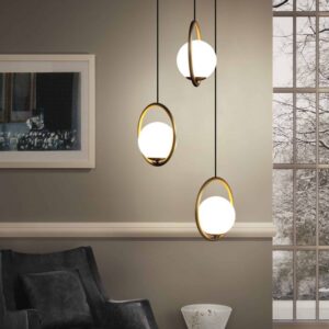 Romantic Glass Ball Pendant Light- Lifestyle10