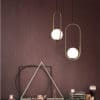 Romantic Glass Ball Pendant Light- Lifestyle18