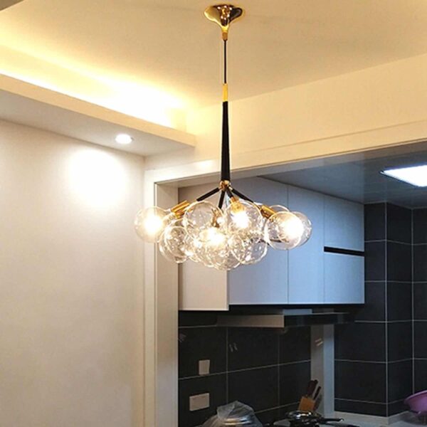 Doorana Modern Glass Balls Bubble Chandelier Light | Screed