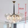 Doorana Modern Glass Balls Bubble Chandelier Lamp - Size 2