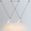 Foccasi V-Wires Funnel Shades Pendant Lamp - White 2