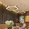 Hexanuu Hexagonal Ring Pendant Lamp - Living Room 2