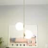 Incanaburi Twin Globes Pendant Lamp - dining room 2