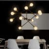 Anders Cross and Sticks Hanging Lamp - Dining Room 2