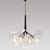 Doorana-Modern-Glass-Balls-Bubble-Chandelier-Lamp---12-ball-model-black-with-gold-full