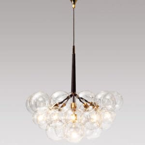 Doorana-Modern-Glass-Balls-Bubble-Chandelier-Lamp---18-ball-model-black-with-gold-full