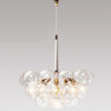 Doorana-Modern-Glass-Balls-Bubble-Chandelier-Lamp---18-ball-model-white-with-gold-full
