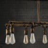 Pipeonie Industrial Pipes Hanging Lamp - Light Off