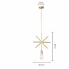 Sanderson Bare Silhouettes Pendant Lamps - Gold Union Jack